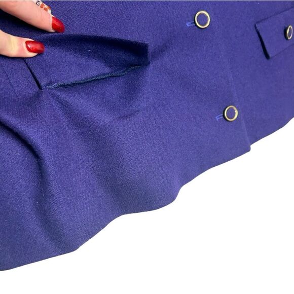 Vintage Appleseed’s Purple Blazer Button Up Coat Jacket Fall Winter Spring - Picture 5 of 8